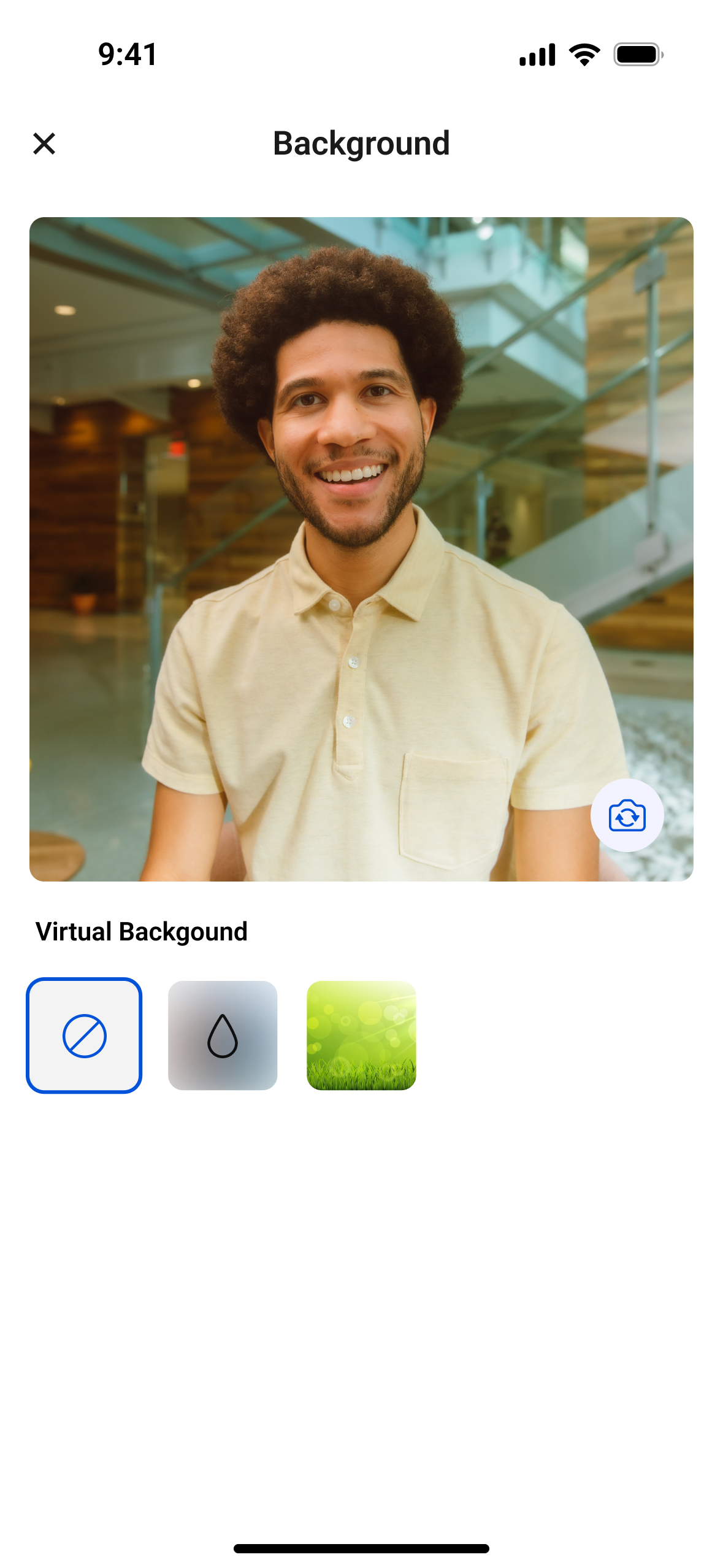 UI Toolkit virtual background